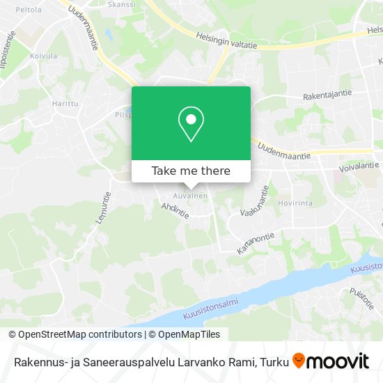 Rakennus- ja Saneerauspalvelu Larvanko Rami map