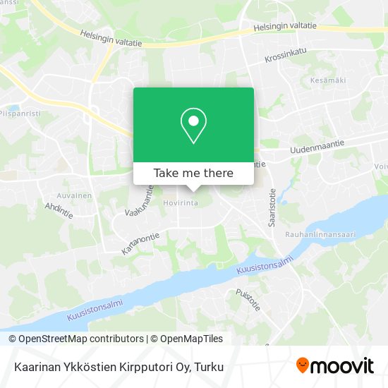 Kaarinan Ykköstien Kirpputori Oy map