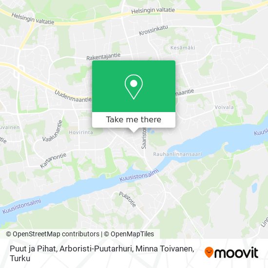 Puut ja Pihat, Arboristi-Puutarhuri, Minna Toivanen map