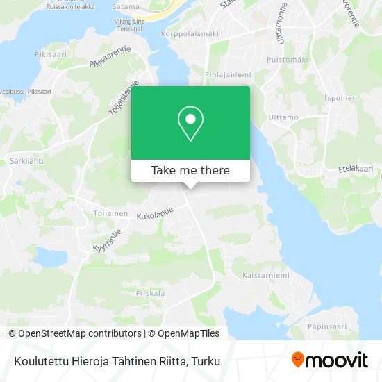 Koulutettu Hieroja Tähtinen Riitta map
