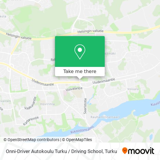 Onni-Driver Autokoulu Turku / Driving School map
