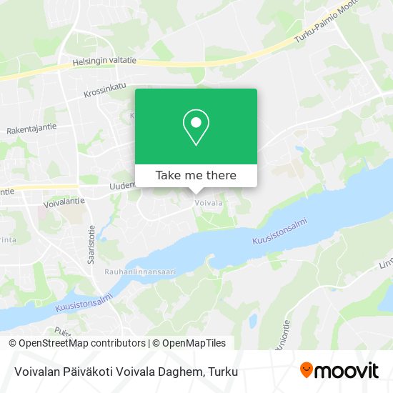 Voivalan Päiväkoti Voivala Daghem map