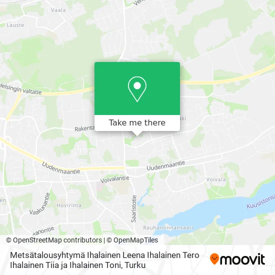 Metsätalousyhtymä Ihalainen Leena Ihalainen Tero Ihalainen Tiia ja Ihalainen Toni map