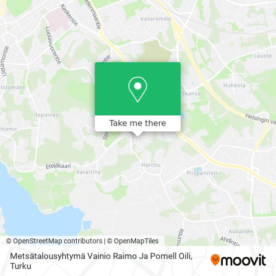 Metsätalousyhtymä Vainio Raimo Ja Pomell Oili map