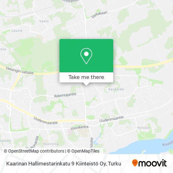 Kaarinan Hallimestarinkatu 9 Kiinteistö Oy map