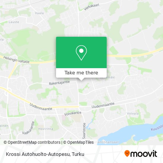 Krossi Autohuolto-Autopesu map