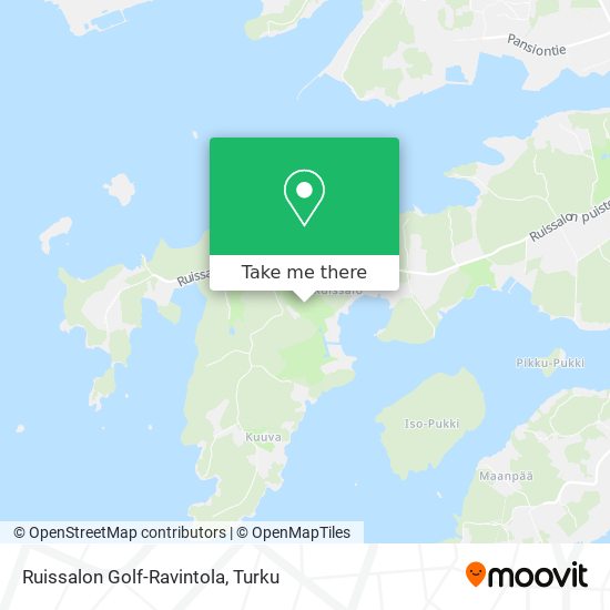Ruissalon Golf-Ravintola map
