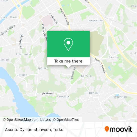 Asunto Oy Ilpoistenvuori map