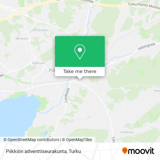 Piikkiön adventtiseurakunta map