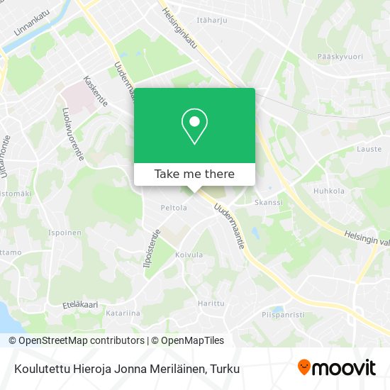 Koulutettu Hieroja Jonna Meriläinen map