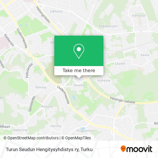 Turun Seudun Hengitysyhdistys ry map