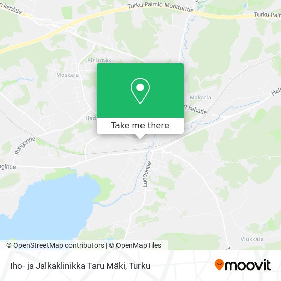 Iho- ja Jalkaklinikka Taru Mäki map