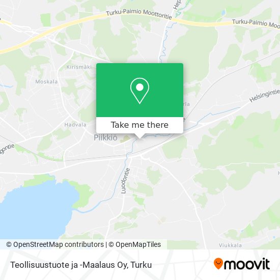 Teollisuustuote ja -Maalaus Oy map