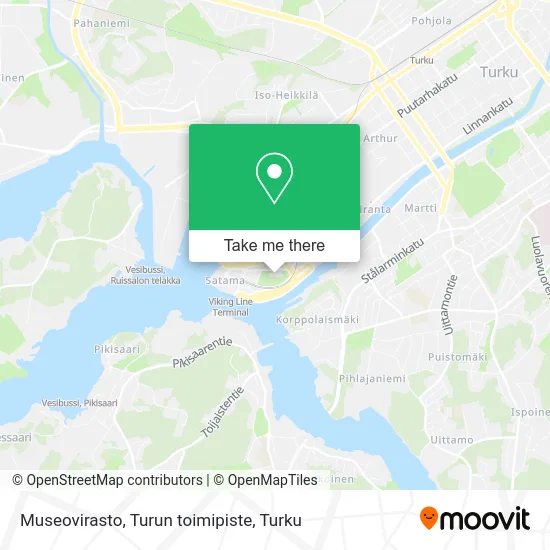 Museovirasto, Turun toimipiste map