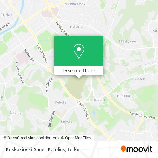 Kukkakioski Anneli Karelius map