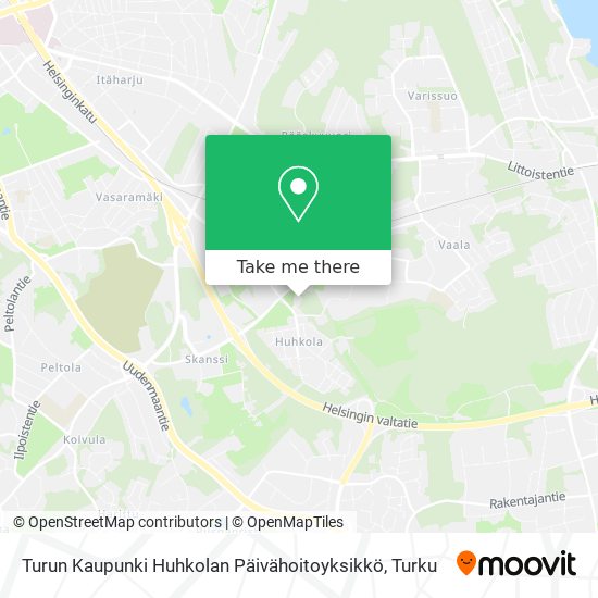 Turun Kaupunki Huhkolan Päivähoitoyksikkö map