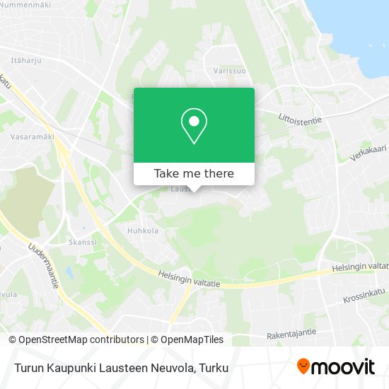 Turun Kaupunki Lausteen Neuvola map