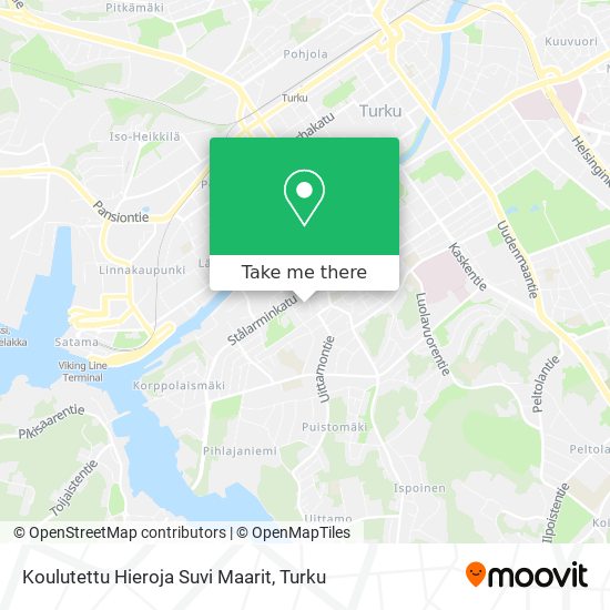 Koulutettu Hieroja Suvi Maarit map