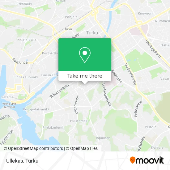 Ullekas map