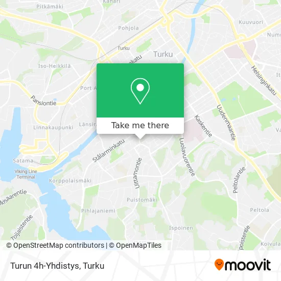 Turun 4h-Yhdistys map