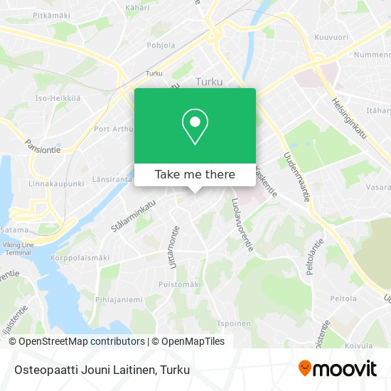 Osteopaatti Jouni Laitinen map
