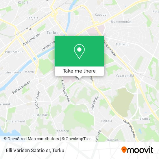 Elli Värisen Säätiö sr map