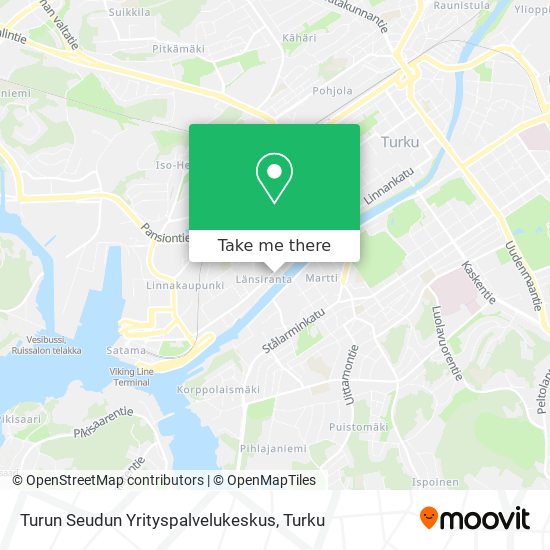 Turun Seudun Yrityspalvelukeskus map