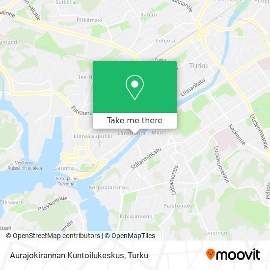 Aurajokirannan Kuntoilukeskus map