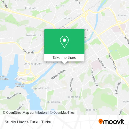 Studio Huone Turku map