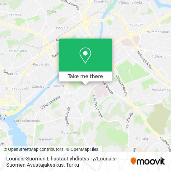 Lounais-Suomen Lihastautiyhdistys ry / Lounais-Suomen Avustajakeskus map