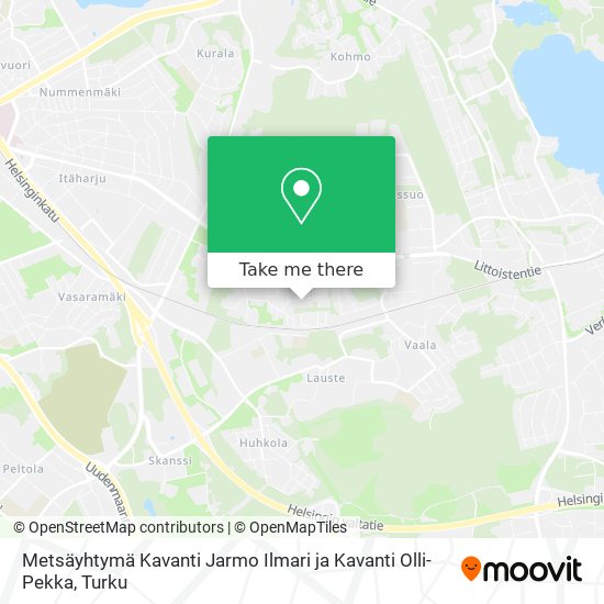 Metsäyhtymä Kavanti Jarmo Ilmari ja Kavanti Olli-Pekka map