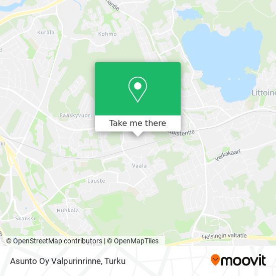 Asunto Oy Valpurinrinne map