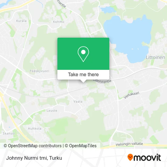 Johnny Nurmi tmi map