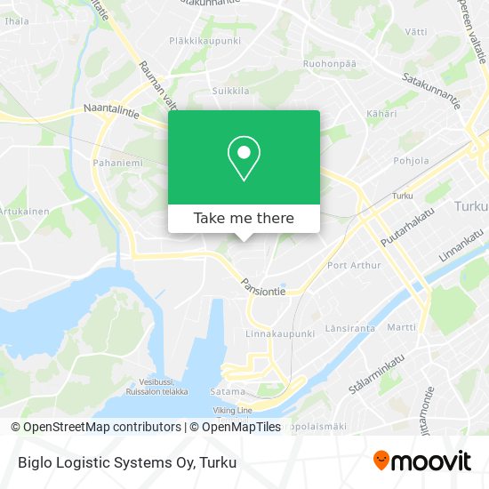 Biglo Logistic Systems Oy map