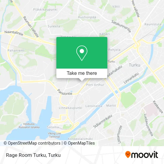 Rage Room Turku map