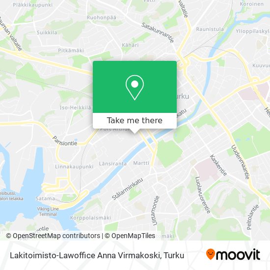 Lakitoimisto-Lawoffice Anna Virmakoski map