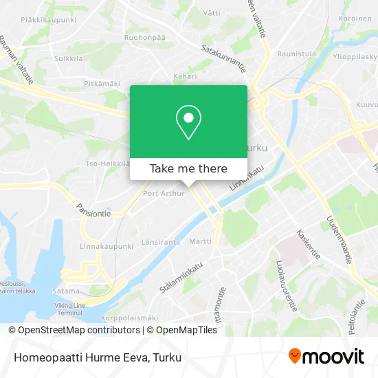 Homeopaatti Hurme Eeva map