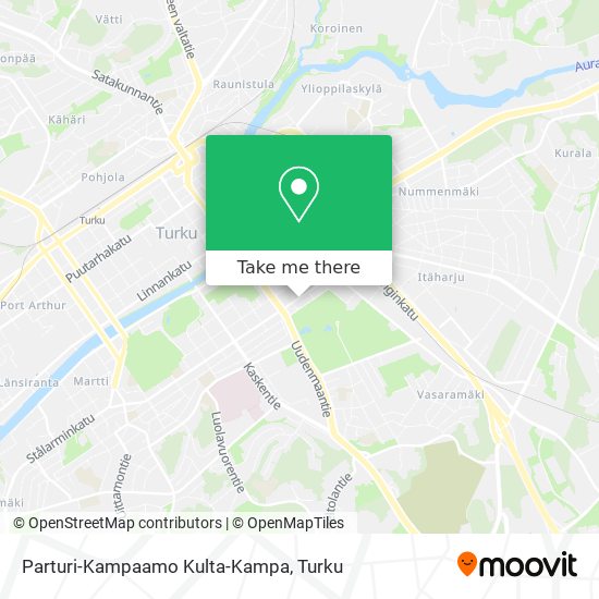 Parturi-Kampaamo Kulta-Kampa map