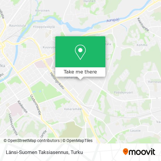 Länsi-Suomen Taksiasennus map