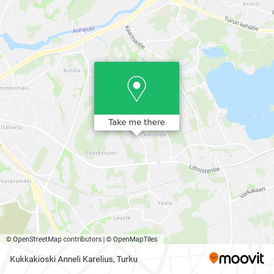 Kukkakioski Anneli Karelius map