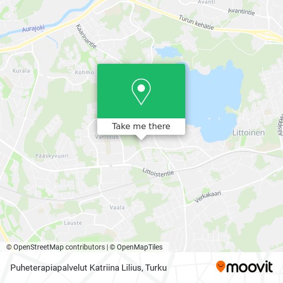 Puheterapiapalvelut Katriina Lilius map