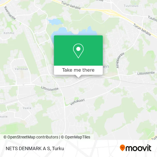 NETS DENMARK A S map