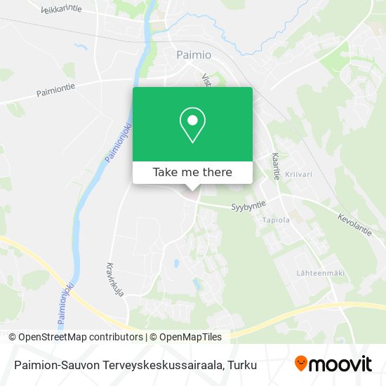 Paimion-Sauvon Terveyskeskussairaala map