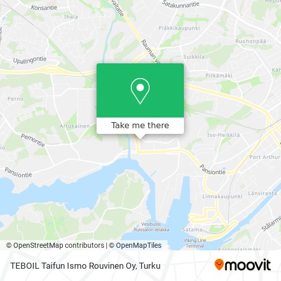 TEBOIL Taifun Ismo Rouvinen Oy map