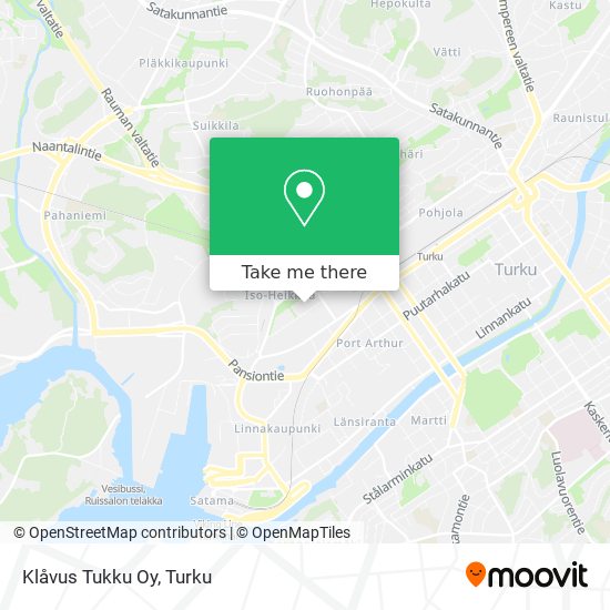 Klåvus Tukku Oy map