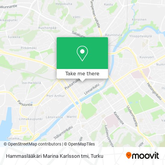 Hammaslääkäri Marina Karlsson tmi map