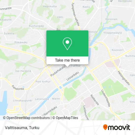 Valttisauma map