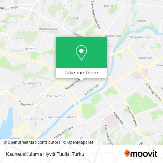 KauneusKuluma Hyviä Tuulia map