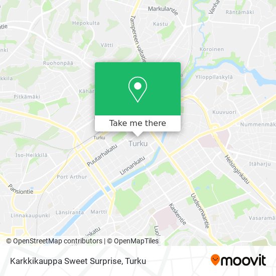 Karkkikauppa Sweet Surprise map