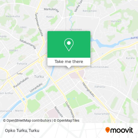 Opko Turku map